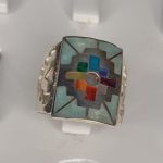 Anillo gruesa con chakana